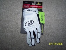 Rawlings Damskie rękawice Workhorse Pro Fastpitch Softball Batting Rozmiar XL Białe