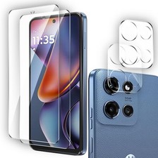 2 Pack Tempered Glass Screen Protector for Motorola Moto G 5G 2025 with 2...