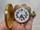 Lot Of 2 Pocket Watches Vintage PARTS REPAIR Railroad Train & Battle Gettysburg — photo 10