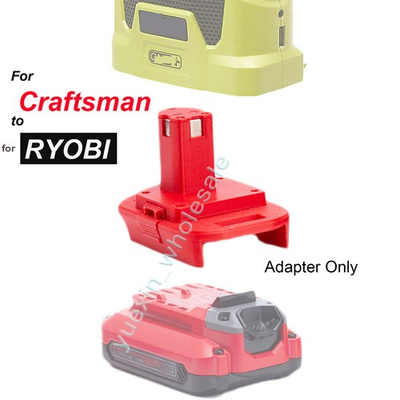 #ad For Craftsman v 20 20V Lithium Convert to for Ryobi 18V Cordless Tools Adapter $18.80