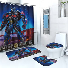Transformers Warrior Movie Theme Shower Curtain Or Bathroom Sets.