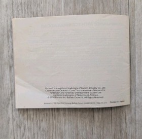 Castlevania III: La maledizione di Dracula (NES, 1990) - solo scatola, manuale e custodia BELLO!