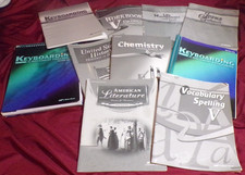 11th grade mix Abeka keys/ Geometry Book  (Fo...