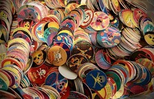 90s Non-licensed POGs: Lot of 100 POGs
