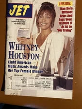 Jet Magazine Feb 28 1994, Whitney Houston received AMA Music Award