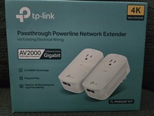 TP-Link AV2000 2-Port Gigabit Powerline Passthrough Starter Kit TL-PA9020P KIT