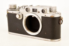 1946-47 Leica IIIc 35mm Rangefinder Body Barnack Camera SN 404920 Working V34