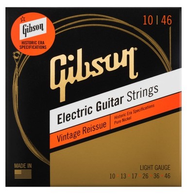 Gibson SEG-HVR10 Vintage Reissue Electric .010-.046 Saiten E-Gitarre Light Gauge