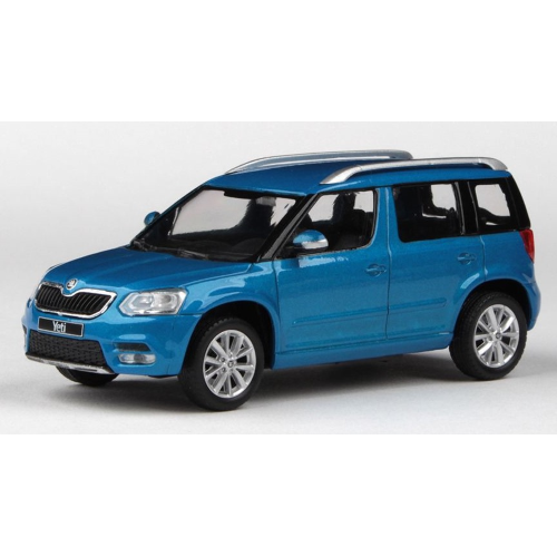 Skoda Yeti FL 2013 Metallic Blue 1:43 Abrex Auto Stradali -D- Neues Modell-image
