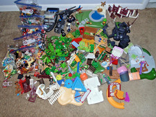 HUGE Playmobil LOT Figures Animals Accessories Parts