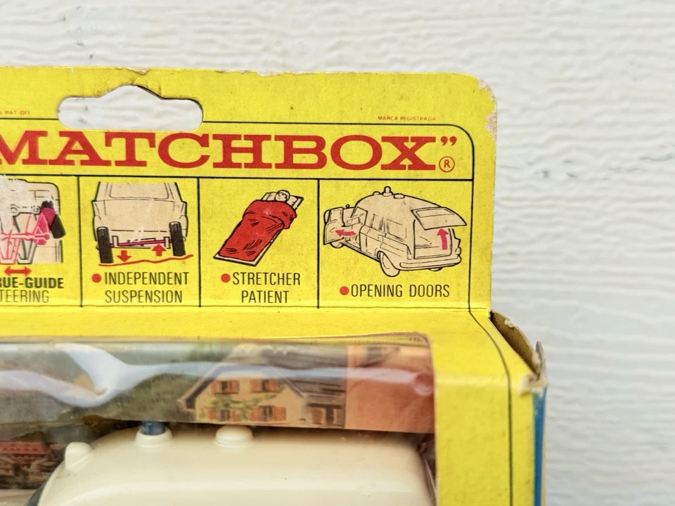 Vintage Lesley Matchbox Mercedes Benz Binz Ambulance K6 - Image 4 of 4