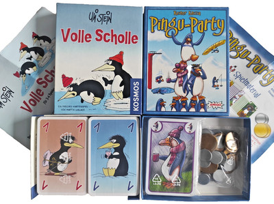 Kosmos ''Volle Scholle'' Ulli Stein  plus Amigo ''Pingu-Party'' Rainer Knizia 