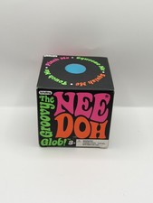 Schylling Nee Doh Groovy Glob Tear-Resistant Blue Squeeze Ball Stress Reliever