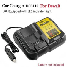 Car Charger for De-walt DCB112 10.8V-18V Battery DCB182 DCB200 DCB184 DCB180..
