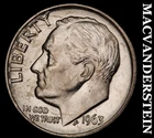 1963-D Silver Roosevelt Dime-Choice Gem BU Lustrous No Reserve #i5821