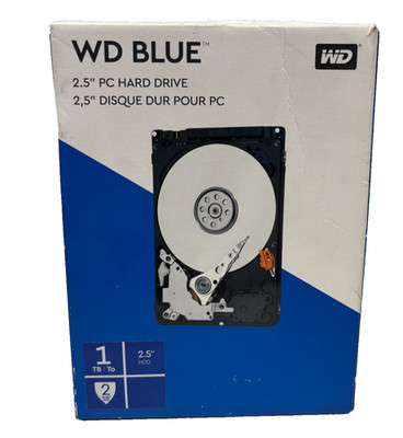 Western Digital 1TB 5400RPM SATA 2.5'' Laptop HDD Hard Drive - New Factory Sealed