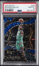 2023 PANINI SELECT BLUE DISCO #286 BRANDON MILLER ROOKIE RC 16/25 PSA 10