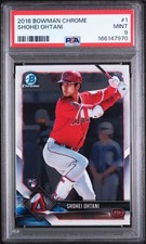 2018 Bowman Chrome Shohei Ohtani #1 Rookie Card PSA 9 MINT