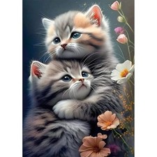 Diamond Painting Kits for Adults, Cat Diamond Art Kits for Beginners, 5D DIY