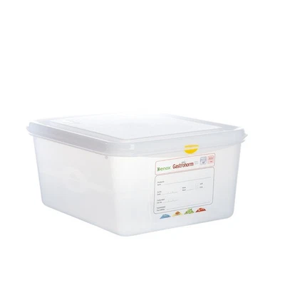 Denox GN Behälter inkl. Deckel Polypropylen Gastronorm 1/1 1/2 1/3 1/4 1/6 1/9