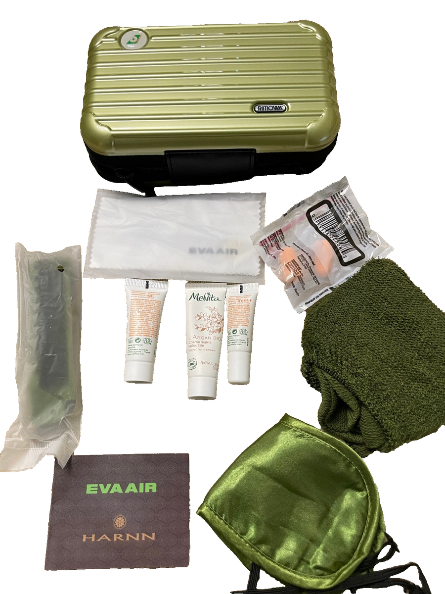 RIMOWA First Class Amenity Case w/Toiletries Zip Metallic
