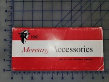 1961 Mercury Accessories Brochure Original