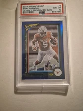 2023 Chronicles Classics DP Bijan Robinson RC Blue /99 SP PSA 10 🔥 POP 2 