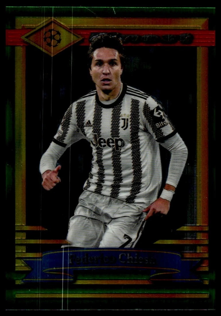 2022-23 Topps Finest Flashbacks UEFA Federico Chiesa #22 for sale