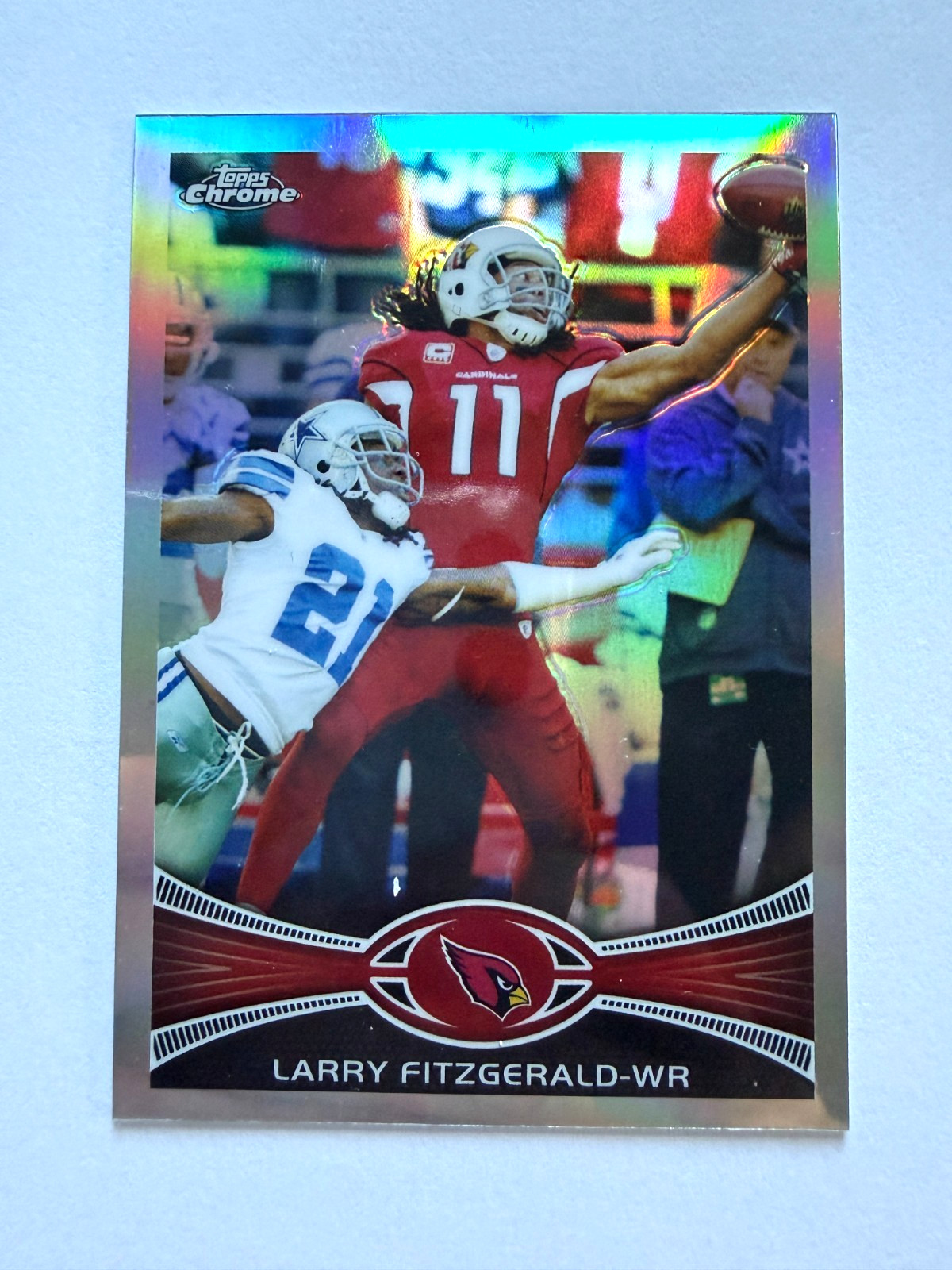 2012 Topps Chrome - Larry Fitzgerald #141 Refractor Arizona Cardinals