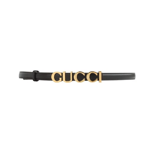 Gucci ceinture fine initiale dorée pour femme 80/32 33578Y 115295569