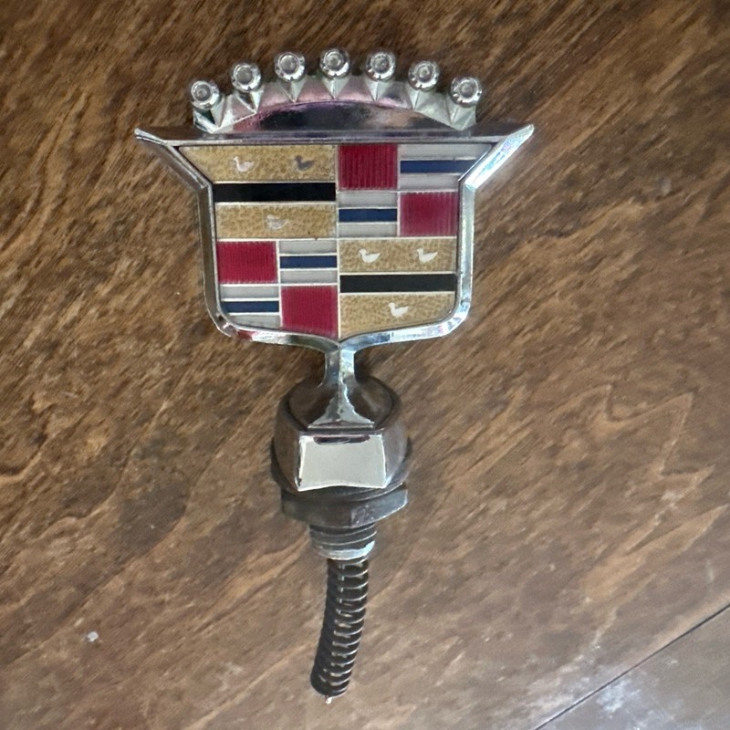 Vintage Cadillac hood ornament