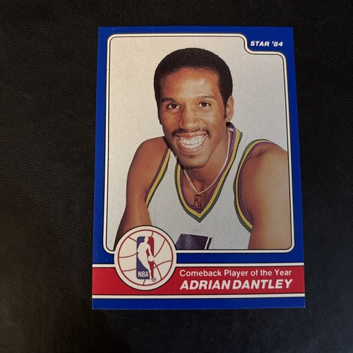 Adrian Dantley #4 1984 Star Award Banquet card
