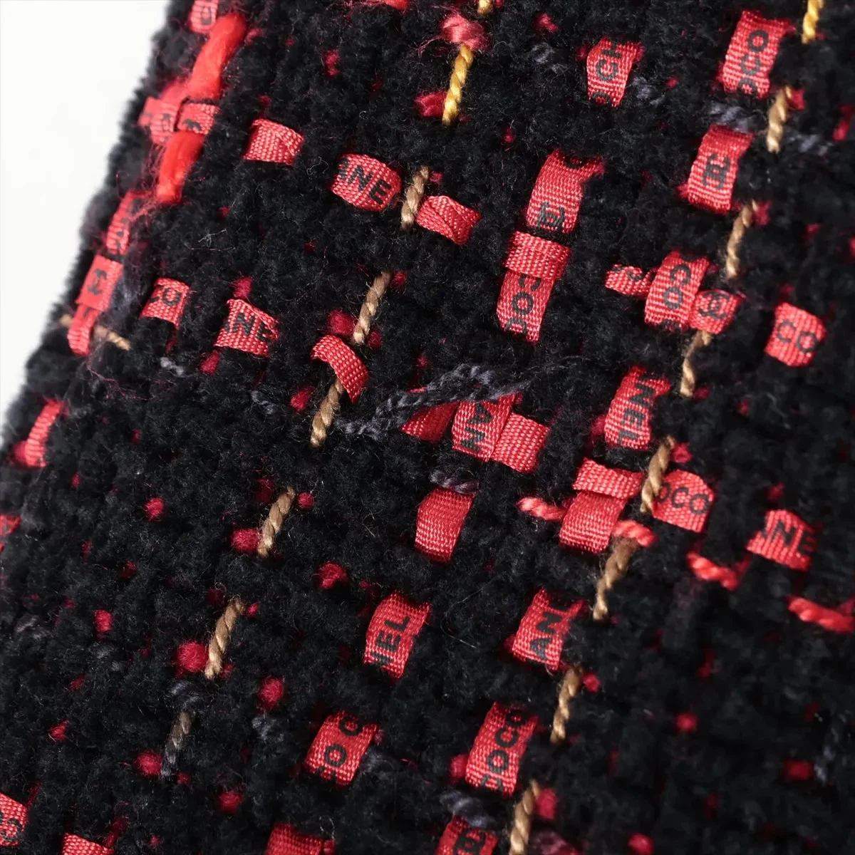 Giacca Chanel Coco Bottone 22 anni Cotone 38 Donna Rosso P73176V64615