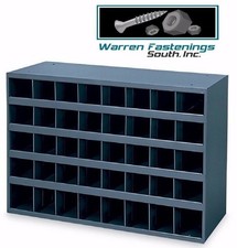Metal 40 Hole Storage Bin/Cabinet For Bolts, Screws, Nuts, Washers & Fasteners