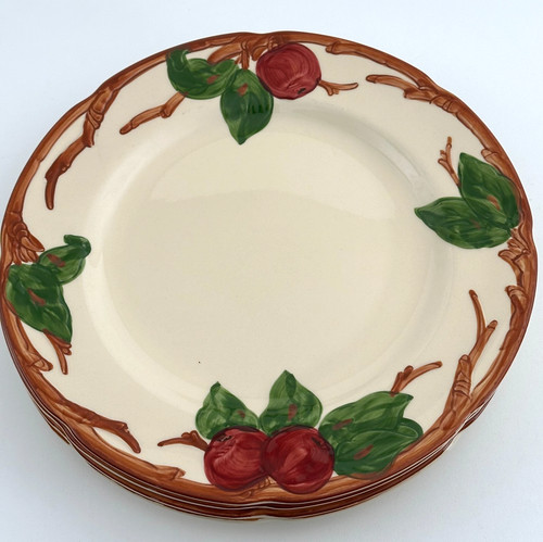 Franciscan Apple Dinner Plates Set of 4 TV Mark USA Vintage