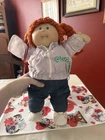 Cabbage Patch Kids- Head Mold 5 - One Tooth- Red Har