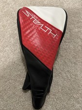 TaylorMade New Golf Stealth 2 Black/Red/White Driver Headcover