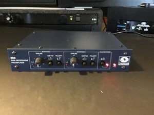 Symetrix 302 Dual Channel Mic Pre Amp With Power Supply