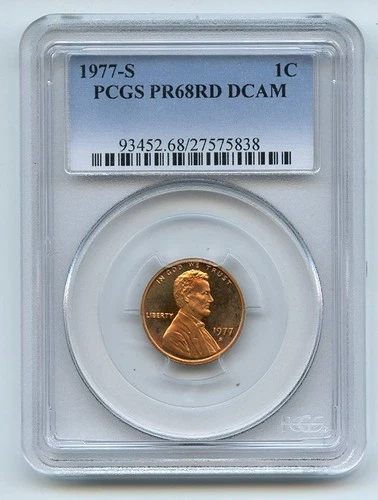 1977-S Lincoln Memorial Cent Proof — photo from another recent sale
