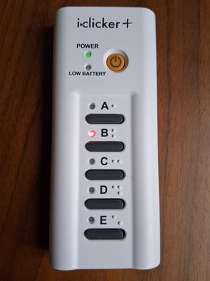 iClicker Plus RLR15 Student Classroom Response System Remote Control Unit TESTED