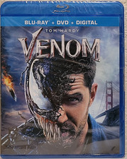 Venom Blu-ray, 2018 Tom Hardy, Michelle Williams - Brand New, Sealed 