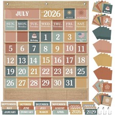 Classroom Calendar Pocket Chart Set Calendar Bulletin Board Set Seasons Festi...