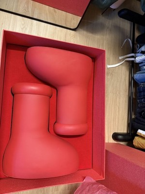 MSCHF Big Red Boots Size 12 M Authentic Astroboy Certified 3D Cartoon