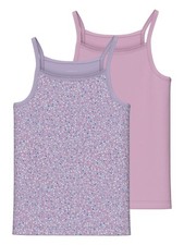 NAME IT 2er Strap Unterhemden Set rosa fliede...