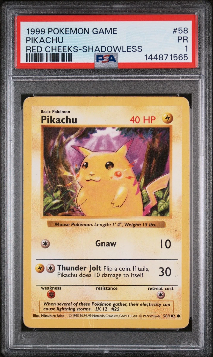 Pikachu Pokémon TCG Professional Sports Authenticator (PSA