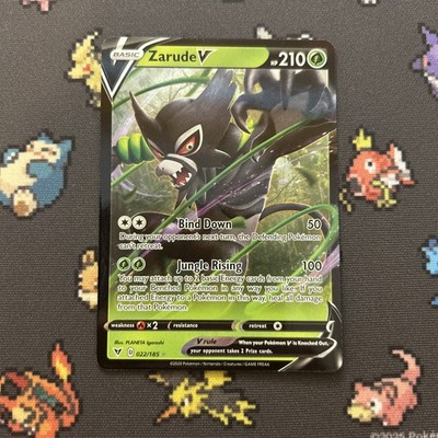 Zarude V 022/185 NM -Ultra Rare Pokemon Card- Vivid Voltage (9q)