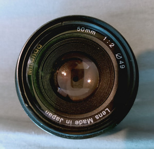 Miranda 50mm f/2 Standard Lens Pentax K Manual Focus Made in Japan 49mm