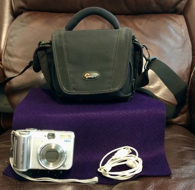 Canon Power ShotA610 Digital Camera 5MP 4xOPT Zoom Video 2 LCD 2GB SD BAGUSB 