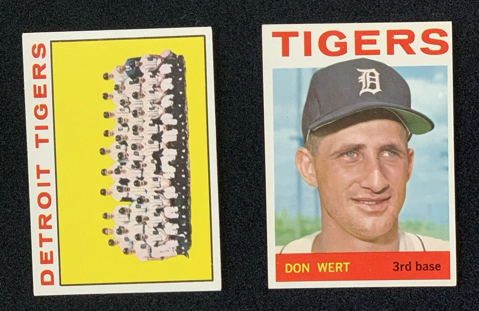1964 Topps Baseball DETROIT TIGERS TEAM Set Break 22 Card Lot (VG-EX+) - Image 2 of 4