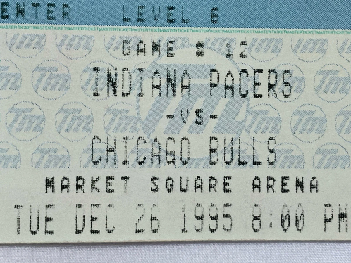 インディアナ　ペイサーズ　チケット半券　1995年 Basketball Indiana Pacers Vintage Sports Ticket Stubs for sale | eBay